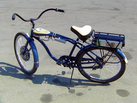 Электрический велосипед круизёр