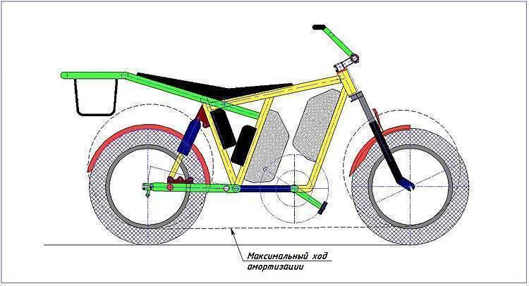 Двухместный электровелосипед VBS Super 730