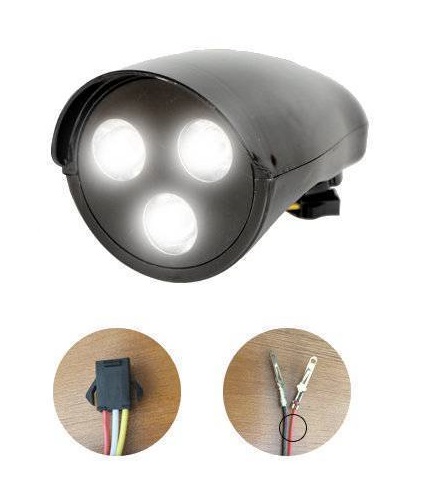 Фара передняя светодиодная с сигналом 36-60В (PK-3LED)