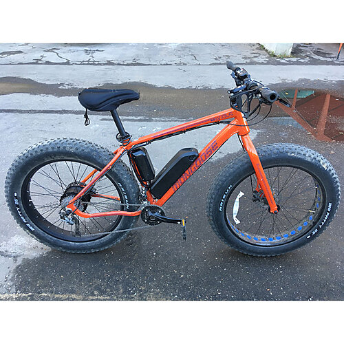 Электрофэтбайк VBS-Case 26" 750W eMongoose, задний привод