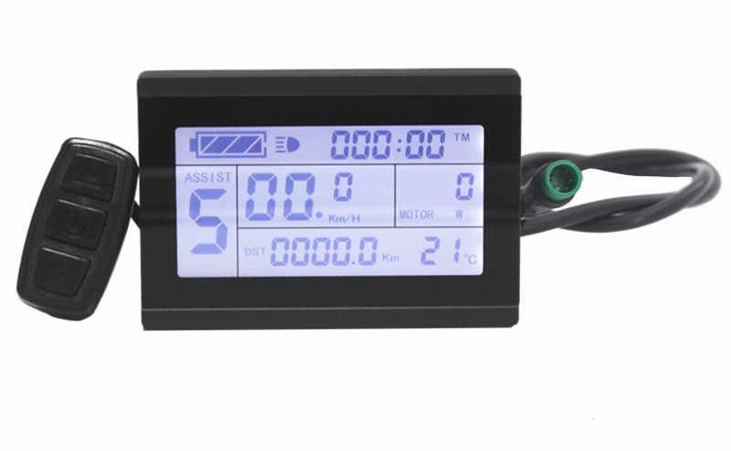 Велокомпьютер для электровелосипеда LCD3 Julet (24V/36V/48V)