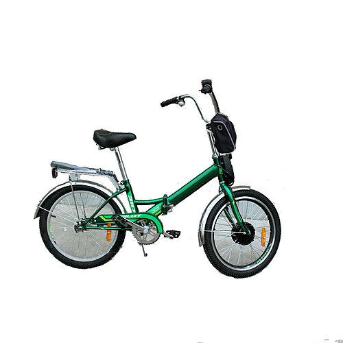 Электровелосипед VoltPRO СР201 250W-350W, складной, передний привод (Li-ion 7S3P LG 24 Вольта 7,8 Ампер*час (187 Вт*ч))