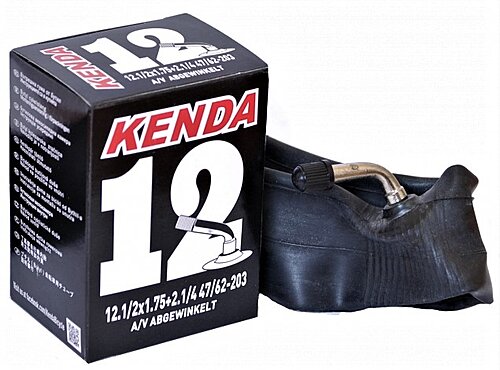 Велокамера 12"x1.75-2.1/4 Kenda, A/V гнутый ниппель