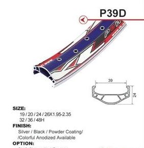 Обод 29", Power Circle P39D (36 отв.) Disc Brake