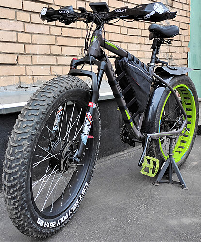 Электрофэтбайк VBS-Welt 26" 500W 19 А*ч, передний привод