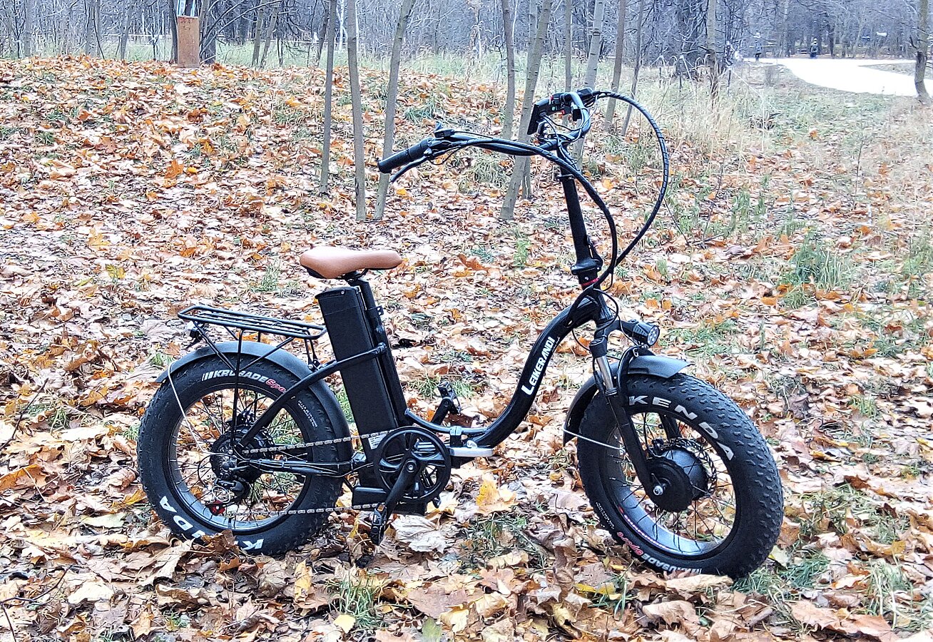 Электрофэтбайк VBS-Leiker 20" 1000W, складной, полный привод купить ...