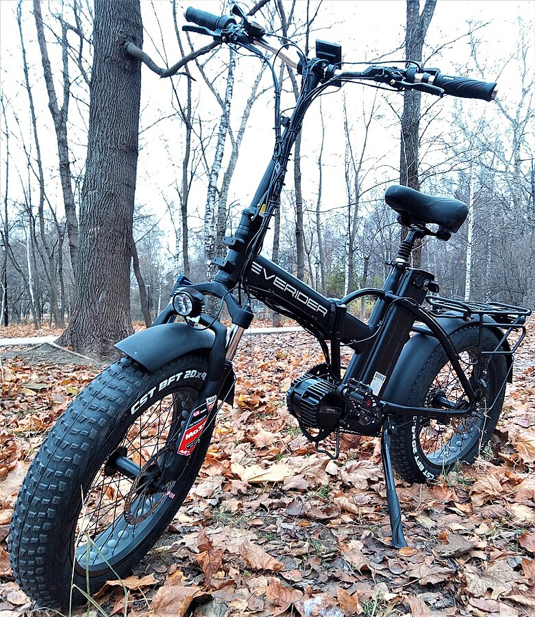 Электрофэтбайк VBS-RIDER 20" 1000W, складной, кареточный привод купить ...