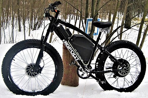 Электрофэтбайк VBS-BIGFOOT 2, 26" 2250W, полный привод
