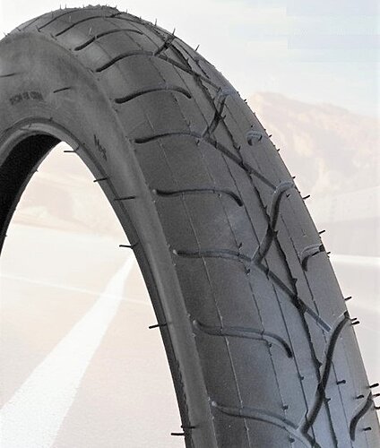 Велопокрышка 20"x3.0 (406-75) Wanda, слик