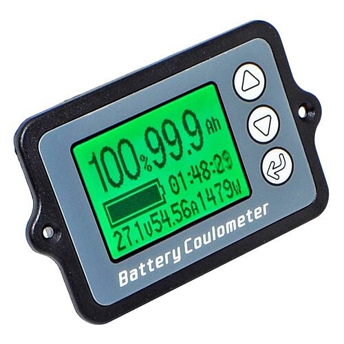 Тяговый аккумулятор LiFePO4 24В 50А*ч (в корпусе) с ЗУ (LiFePO4 АКБ 24В 50А*ч + Ваттметр TK15)