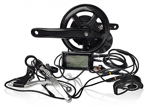 Кареточный электромотор YOCH 48V 1300W, 68/73 мм (комплект)