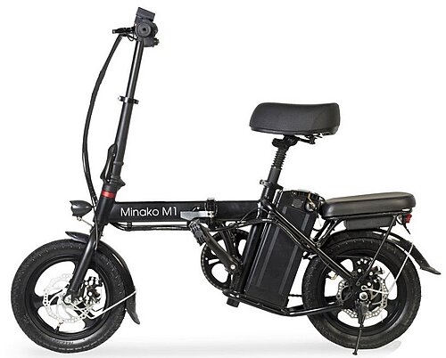 Электровелосипед Minako M1, 14" 300W, складной, задний привод