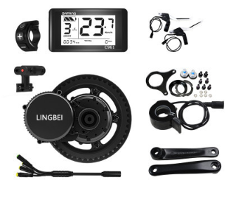 Кареточный электромотор Lingbei 36V 250W, 68 мм (набор)