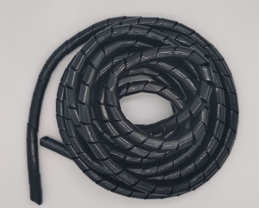 Оплетка, бандаж для проводов, 10мм (спиральная, черная) купить недорого ...