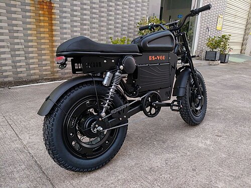 Электрический мопед Чёрный рыцарь 60В 1500Вт