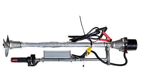 Электромотор лодочный BLDC VBS 12-24V 800 Вт горизонтальный на каное, плот