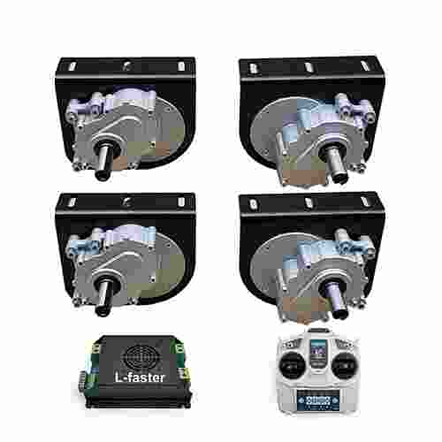 Мотор привод 24В, 10" 350Вт, 4х4 с пультом РУ
