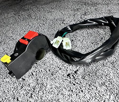 Переключатель руля Питбайк с кнопками стоп двигателя и стартера (правый)