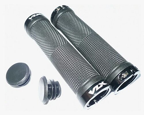 Грипсы "G15" 130мм. с Lock on, черные