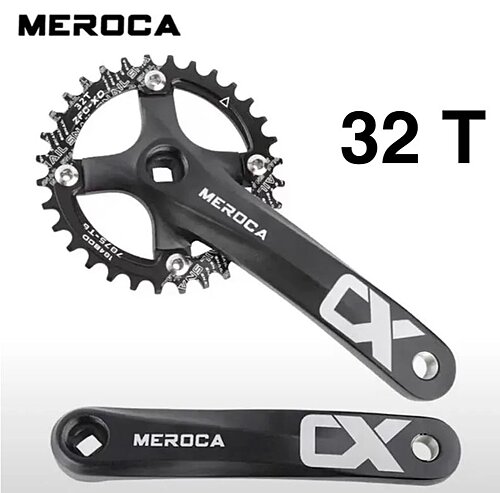 Система шатунов 32Т, L:170 мм, Meroca Mountain Bike, под квадрат (SQR)