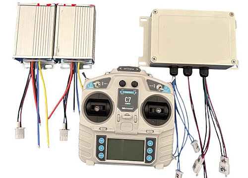 Контроллер Brushed 15А для двух МК с Р/У RC